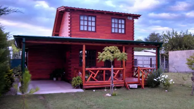 Proyecto de cabaña a medida — obra realizada